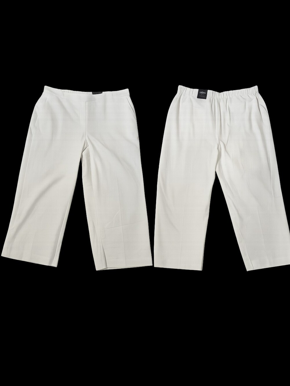Simply Vera Wang Pants Relaxed Linen Cropped Elastic Waist XXL NEW 🤍 RETAIL $50 - Picture 5 of 9